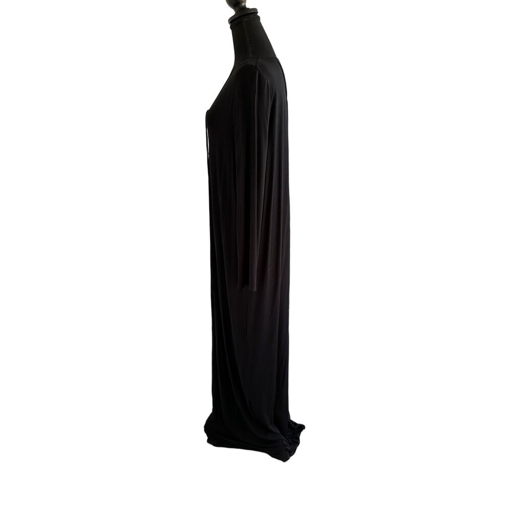 Rachel Pally Black Long Sleeve Jolene Lace-Up Maxi Dress Size 1X - Picture 7 of 13